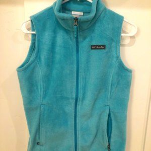 Columbia Fleece Zipper Vest Size 14-16